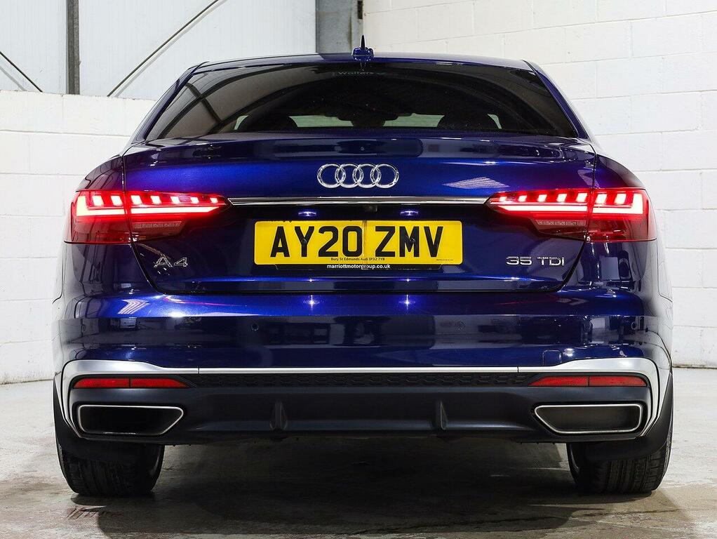 Audi A4 Tdi 35 S Line Saloon AY20ZMV Blue #2