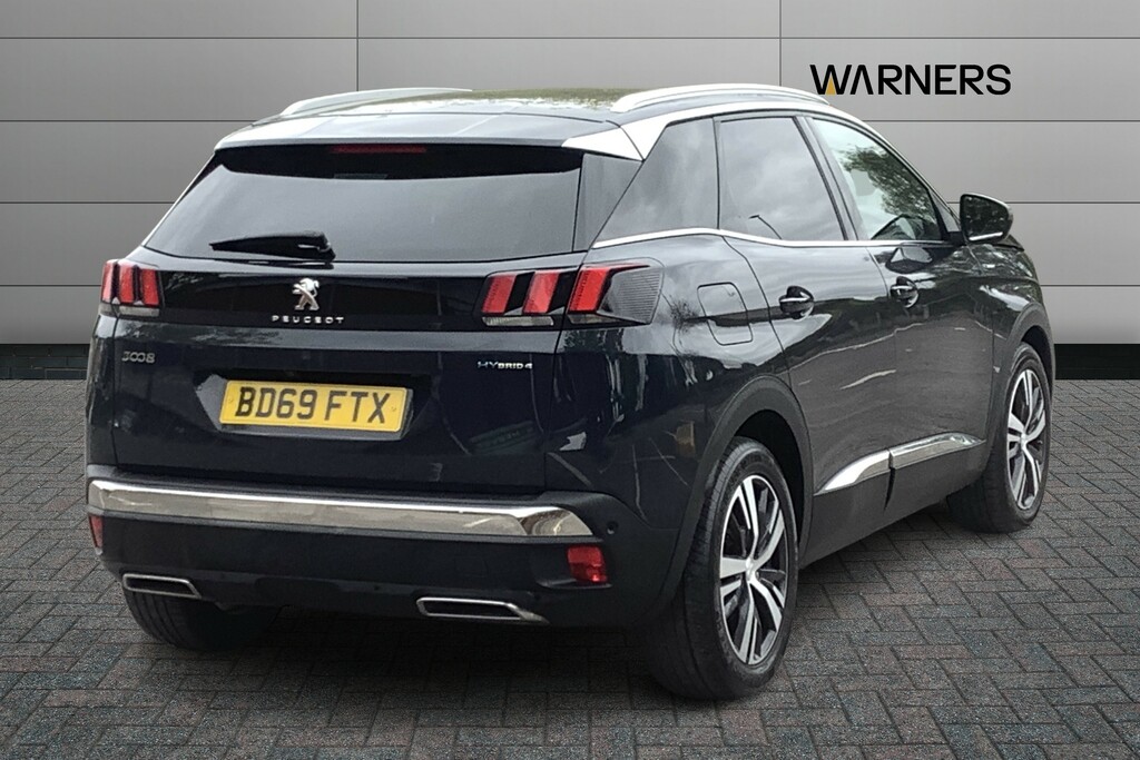 Peugeot 3008 1.6 Hybrid4 300 Gt Line E-eat8 BD69FTX Grey #4