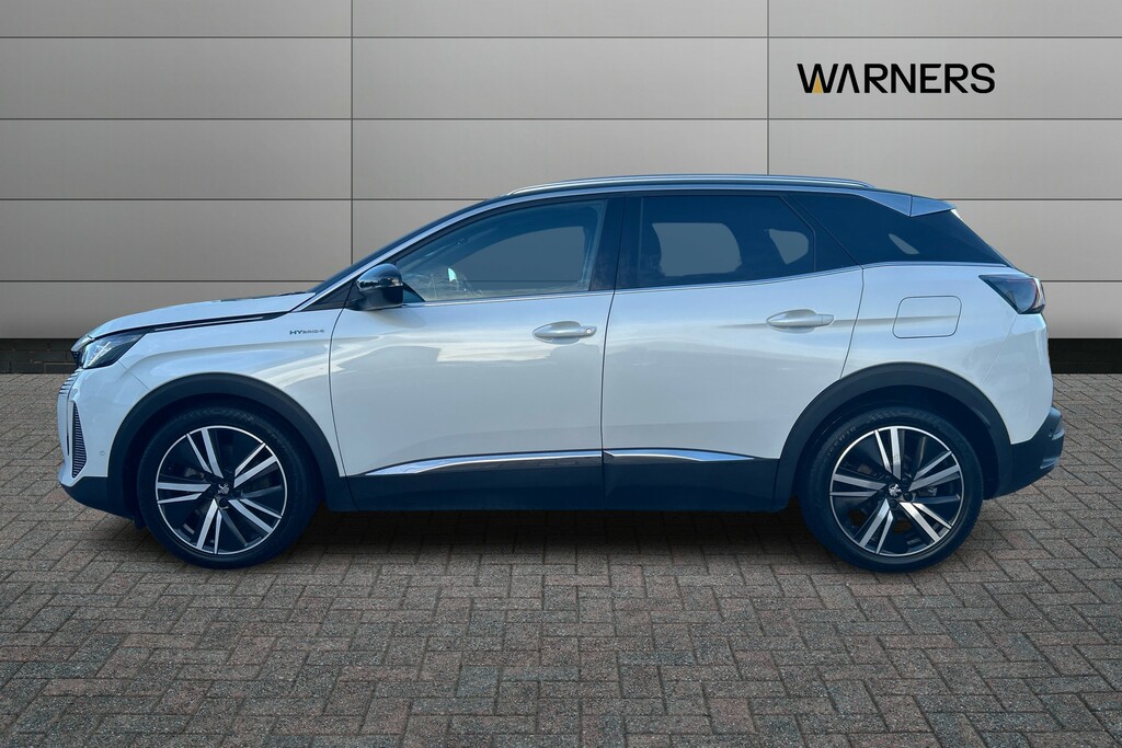 Peugeot 3008 1.6 Hybrid4 300 Gt E-eat8 GY71TPO White #5
