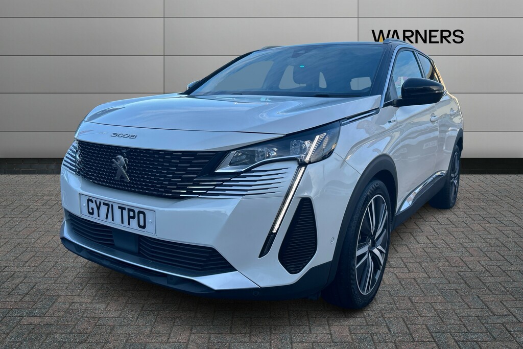 Peugeot 3008 1.6 Hybrid4 300 Gt E-eat8 GY71TPO White #2