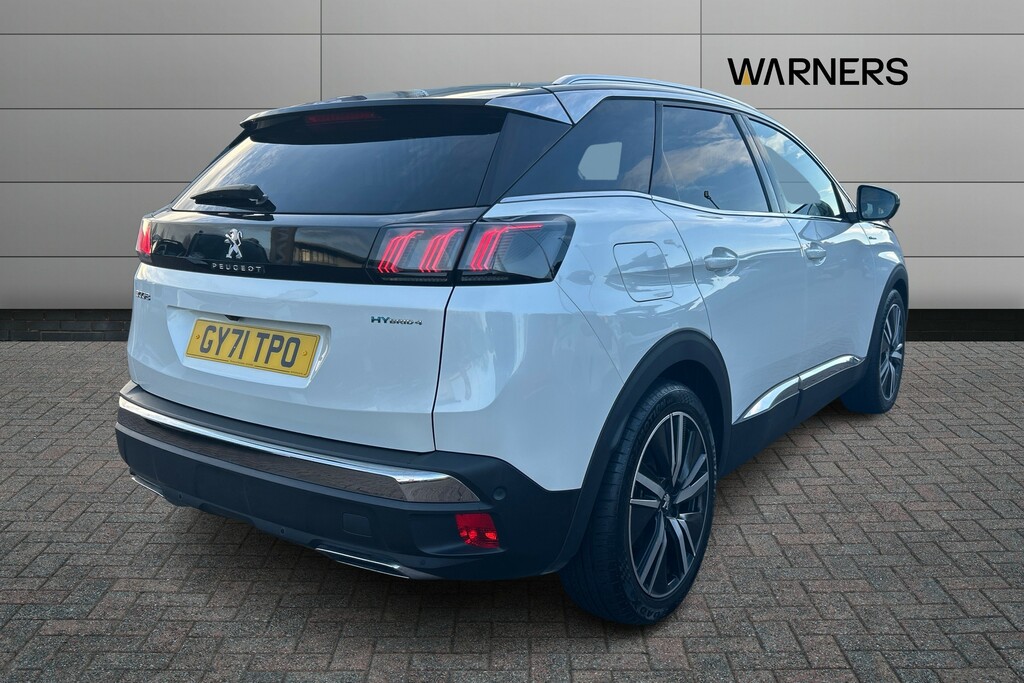 Peugeot 3008 1.6 Hybrid4 300 Gt E-eat8 GY71TPO White #4