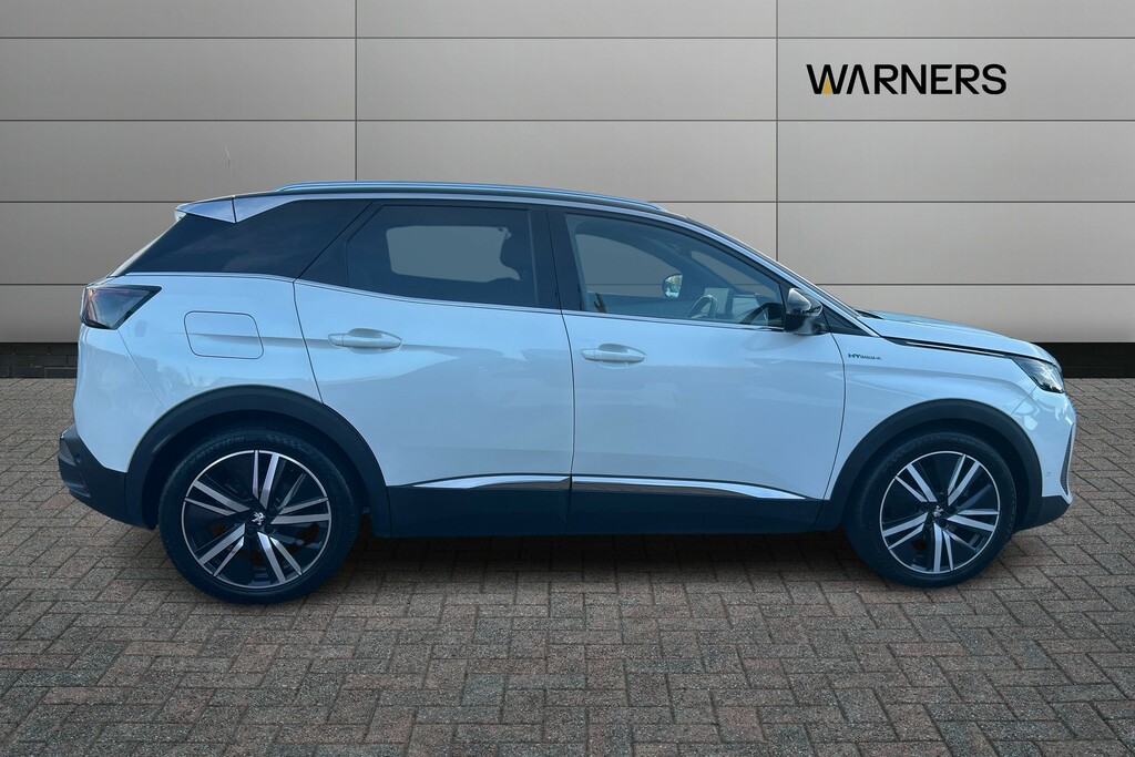 Peugeot 3008 1.6 Hybrid4 300 Gt E-eat8 GY71TPO White #6