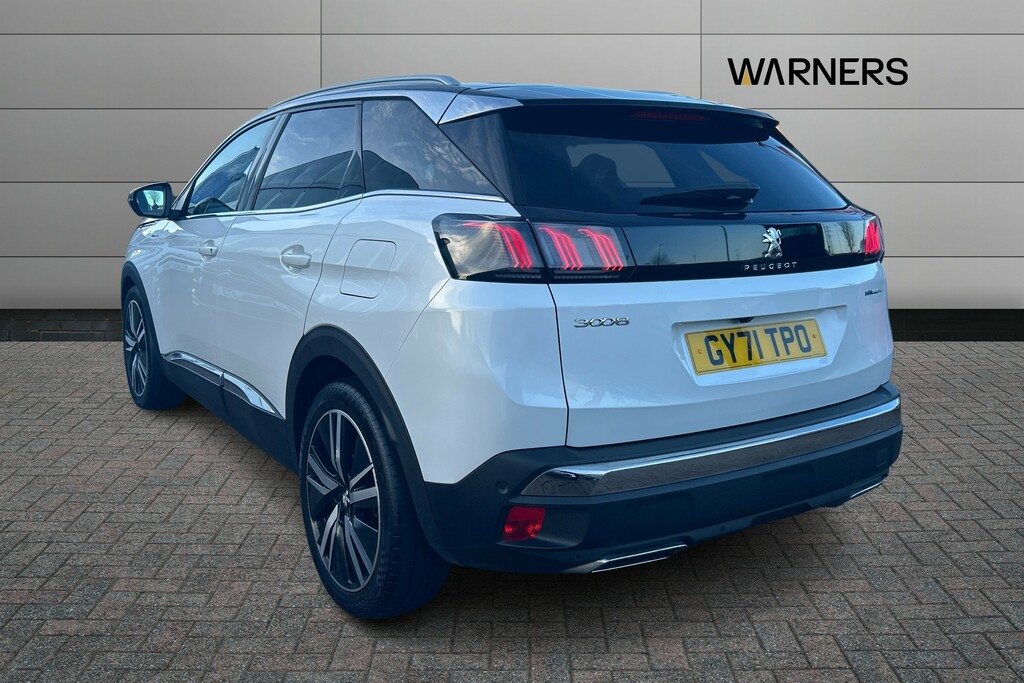 Peugeot 3008 1.6 Hybrid4 300 Gt E-eat8 GY71TPO White #3