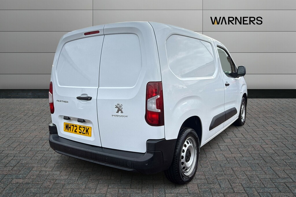 Peugeot Partner 1000 1.5 Bluehdi 100 Professional Premium Van MH72SZK White #4