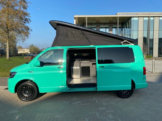 Volkswagen Transporter 2.0 T28 Tdi Big Wave Camper 83 Bhp ML19SGV Green #5