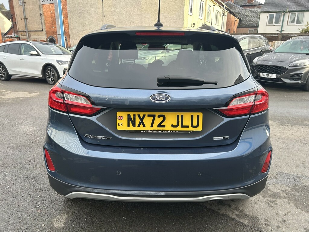 Ford Fiesta Hatchback Active 1.0L Ecoboost 125Ps Mhev NX72JLU Blue #3
