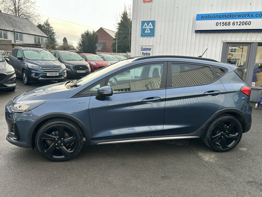Ford Fiesta Hatchback Active 1.0L Ecoboost 125Ps Mhev NX72JLU Blue #4