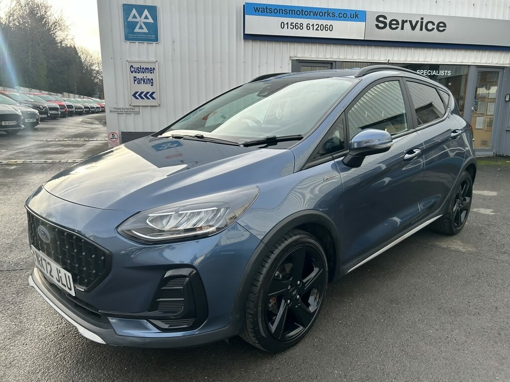 Ford Fiesta Hatchback Active 1.0L Ecoboost 125Ps Mhev Blue