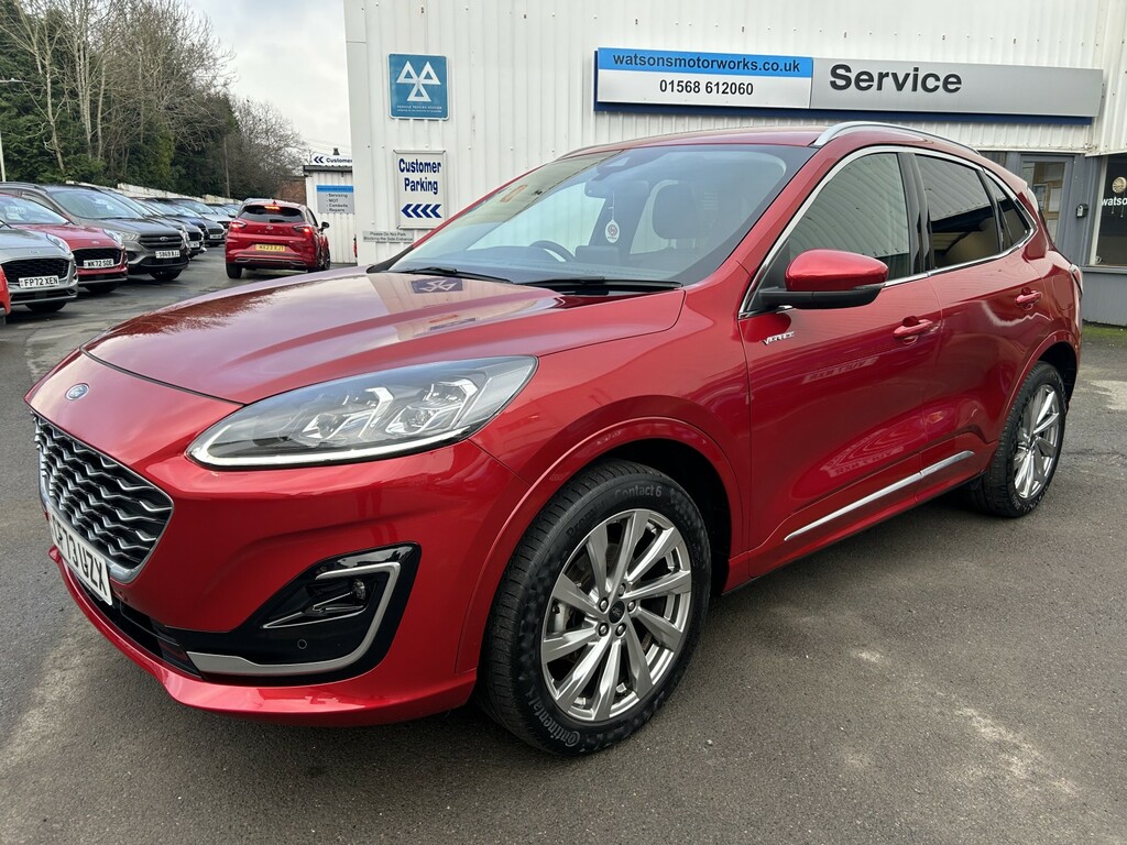 Ford Kuga Suv Vignale 2.5L Duratec Fhev 190Ps Fwd Cvt Red
