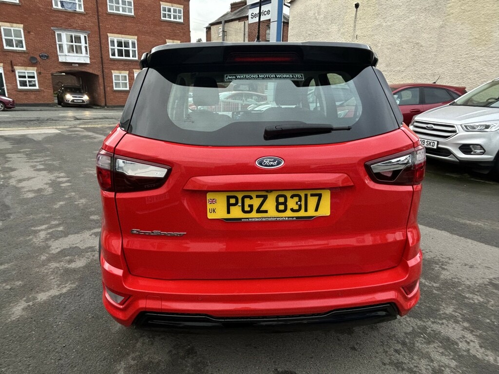 Ford Ecosport Suv 1.0 T Ecoboost St-line 2020 PGZ8317 Red #3