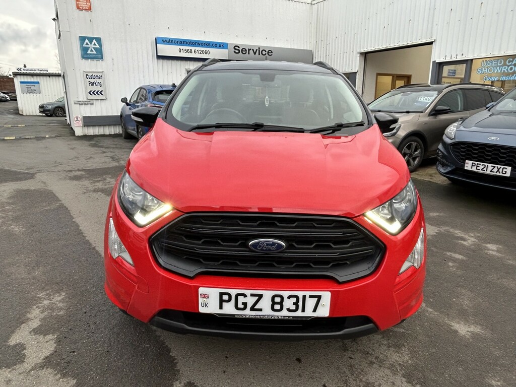 Ford Ecosport Suv 1.0 T Ecoboost St-line 2020 PGZ8317 Red #6