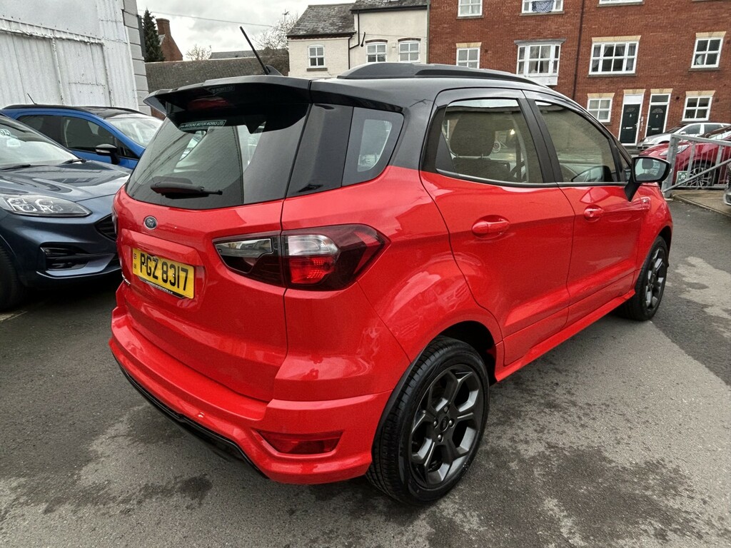 Ford Ecosport Suv 1.0 T Ecoboost St-line 2020 PGZ8317 Red #2