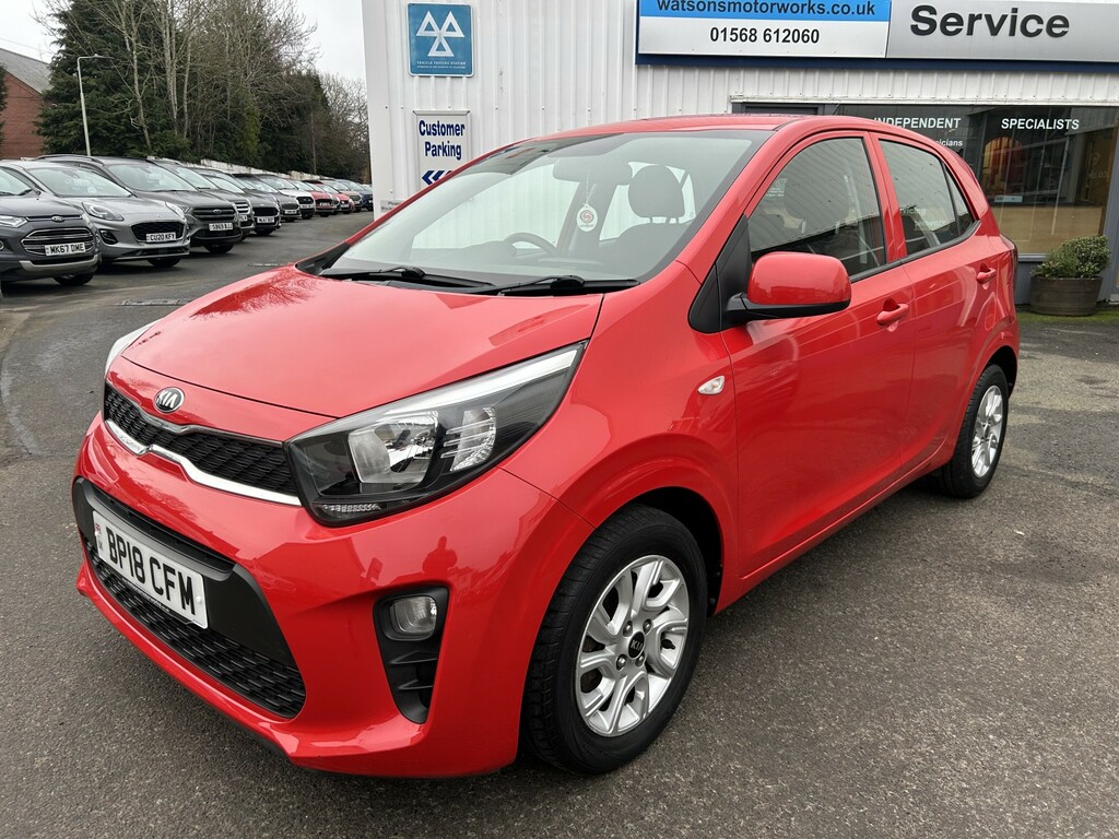 Kia Picanto Hatchback 1.0 2, 5Dr, Only 20751 Miles 2018 Red