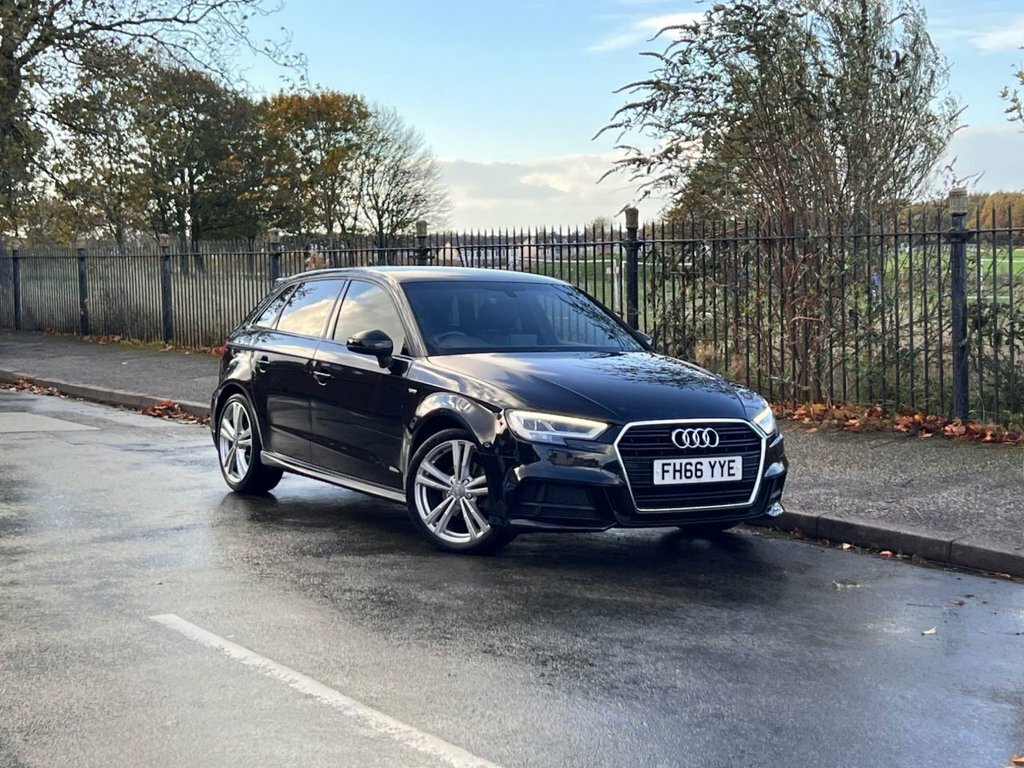 Audi A3 1L S Line FH66YYE Black #4
