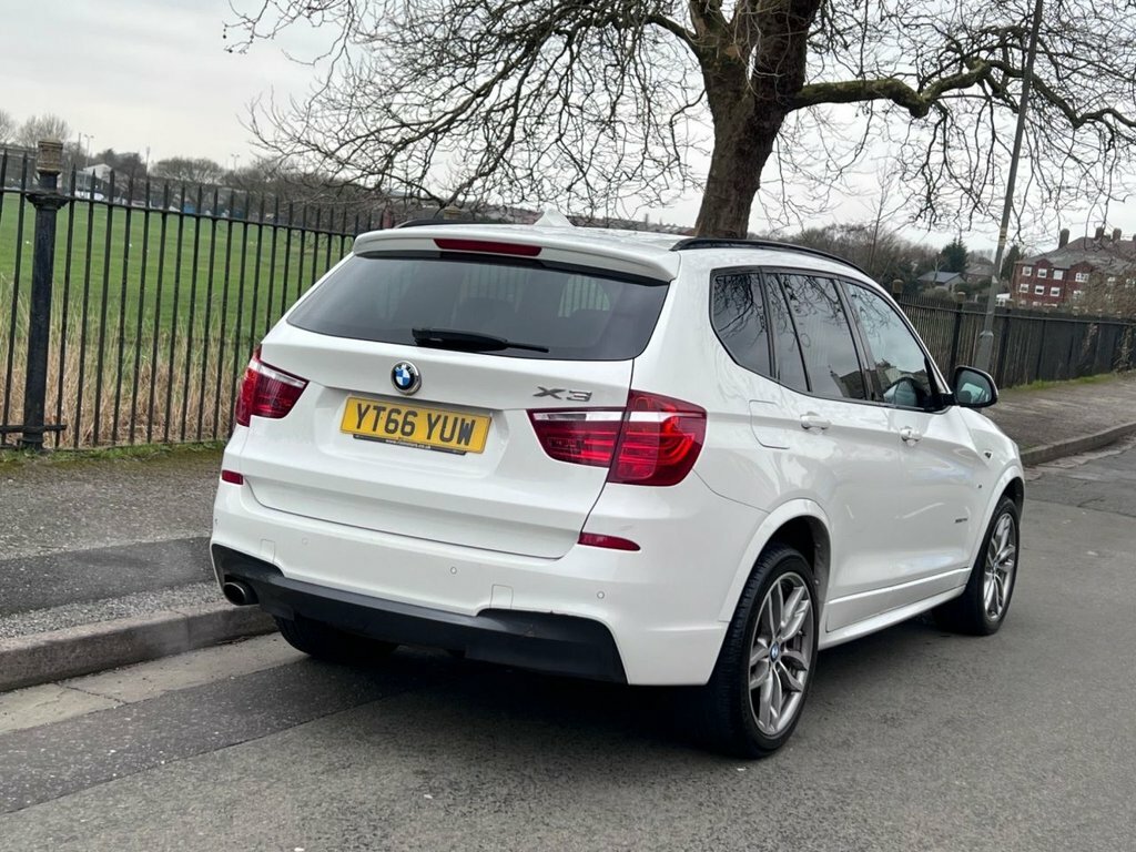 BMW X3 2L M Sport YT66YUW White #6
