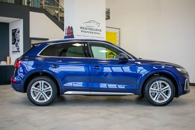 Audi Q5 2.0 Tfsi 45 S Line Suv S Tronic Quattro FV72SVU Blue #3