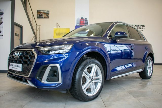 Audi Q5 2.0 Tfsi 45 S Line Suv S Tronic Quattro FV72SVU Blue #6