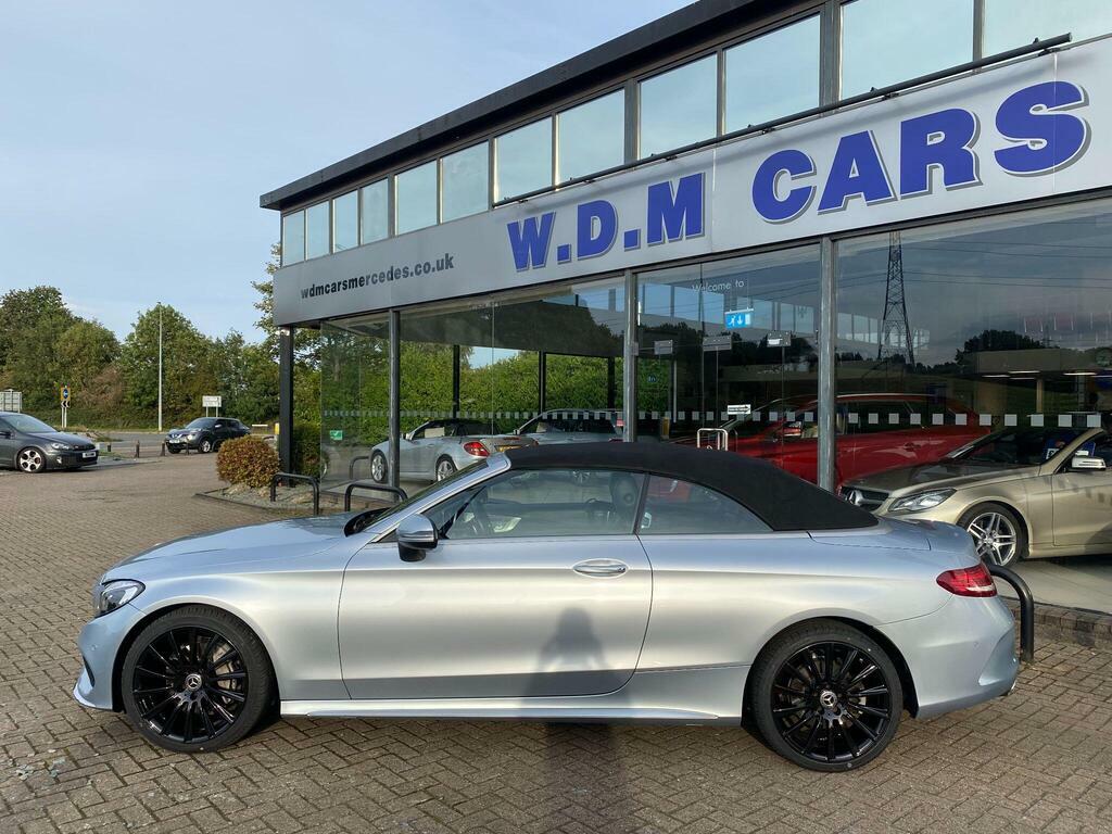 Mercedes-Benz C Class 2.1 C220d Amg Line Cabriolet G-tronic Euro 6 S S Silver