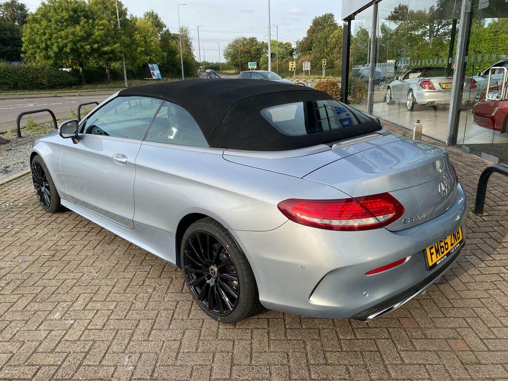 Mercedes-Benz C Class 2.1 C220d Amg Line Cabriolet G-tronic Euro 6 S S FM66ZNB Silver #2
