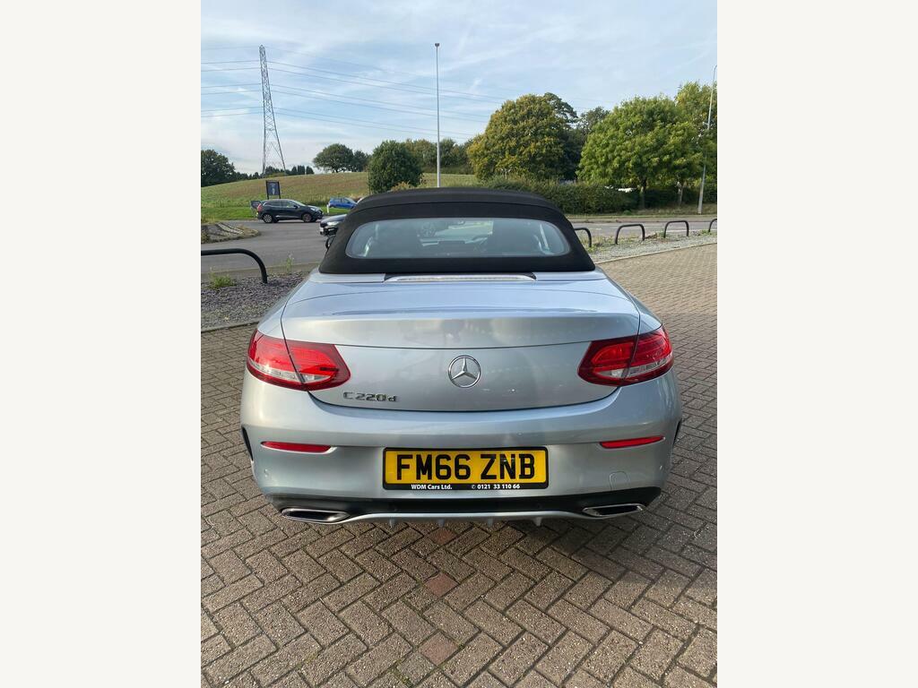 Mercedes-Benz C Class 2.1 C220d Amg Line Cabriolet G-tronic Euro 6 S S FM66ZNB Silver #4