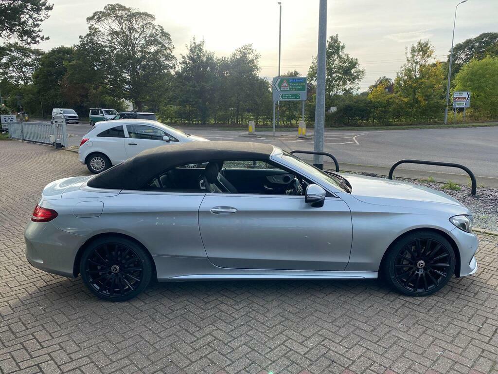 Mercedes-Benz C Class 2.1 C220d Amg Line Cabriolet G-tronic Euro 6 S S FM66ZNB Silver #6