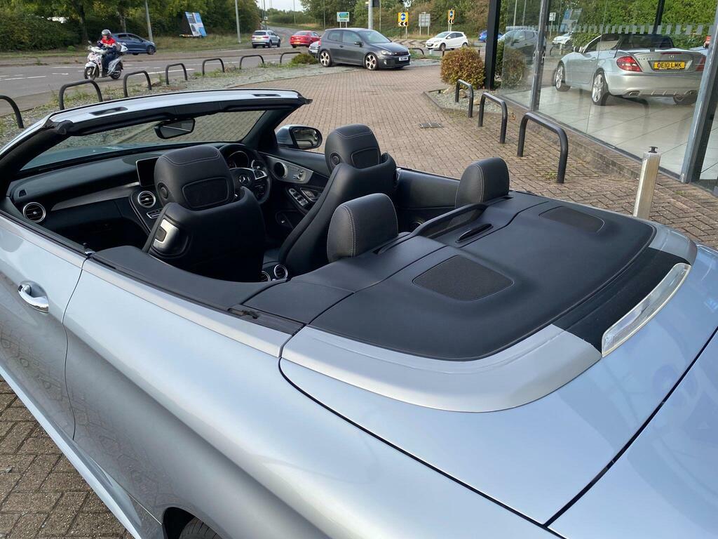 Mercedes-Benz C Class 2.1 C220d Amg Line Cabriolet G-tronic Euro 6 S S FM66ZNB Silver #3