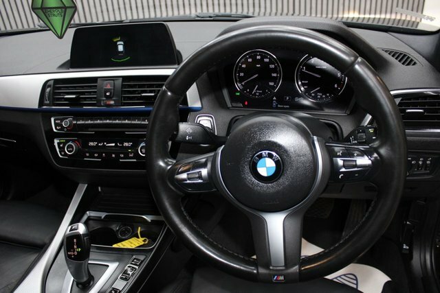 BMW 1 Series 2.0 118D M Sport Hatchback Euro 6 YK19JCL Black #6
