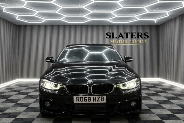 BMW 4 Series Gran Coupe 2.0 420D M Sport Hatchback Euro 6 RO68HZB Black #2