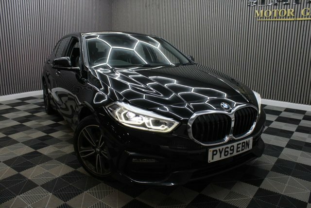 BMW 1 Series 1.5 116D Sport Hatchback Dct Euro 6 S PY69EBN Black #2