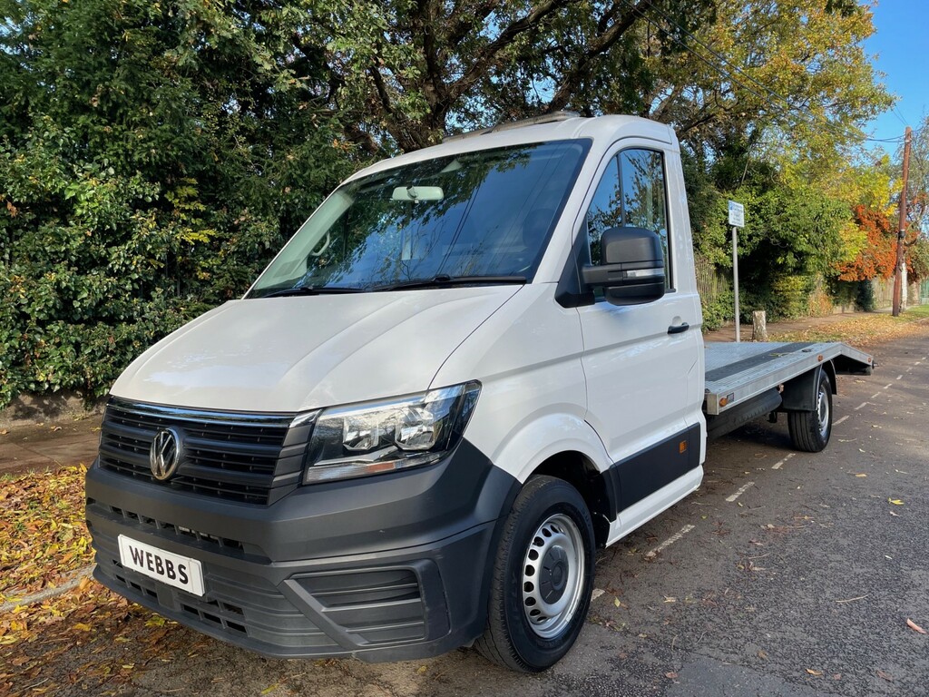 Volkswagen Crafter Transporter 2.0 Tdi Cr35 Startline Vehicle Transpo HV23NXK White #2