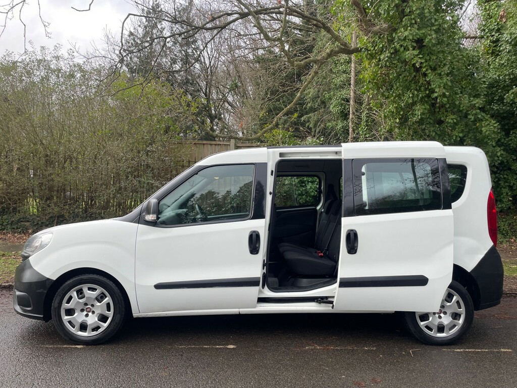 Fiat Doblo Combi Van 1.6 Doblo Maxi Combi N1 1.6 Multijet Ii WN67ZPZ White #6