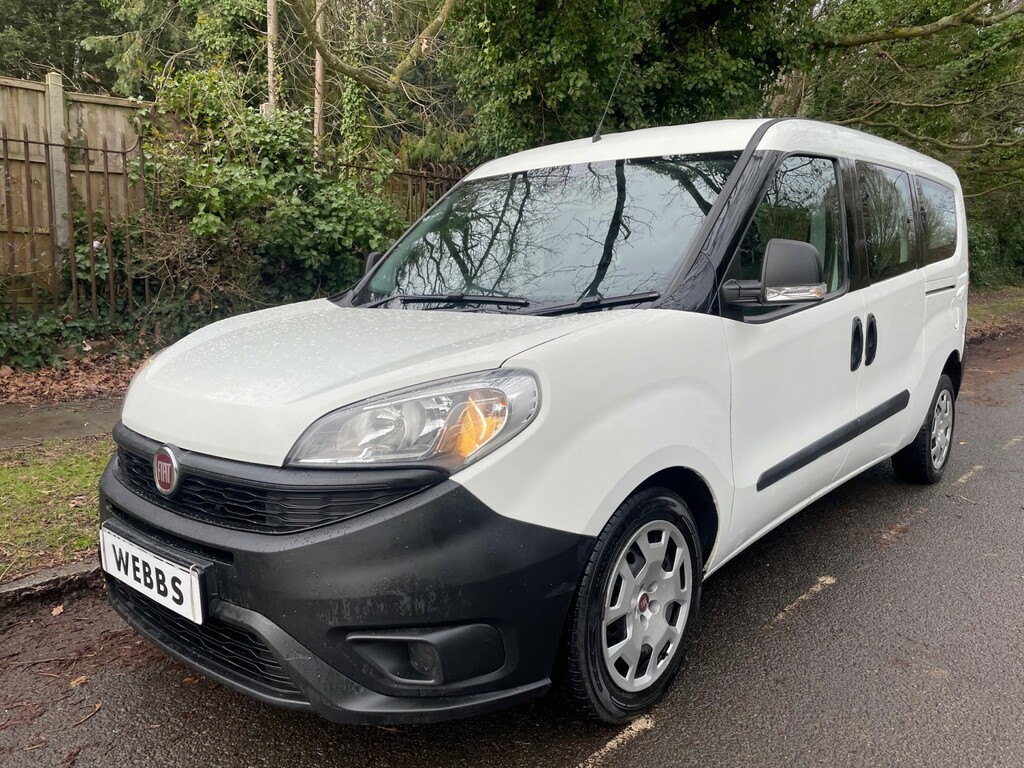 Fiat Doblo Combi Van 1.6 Doblo Maxi Combi N1 1.6 Multijet Ii WN67ZPZ White #3