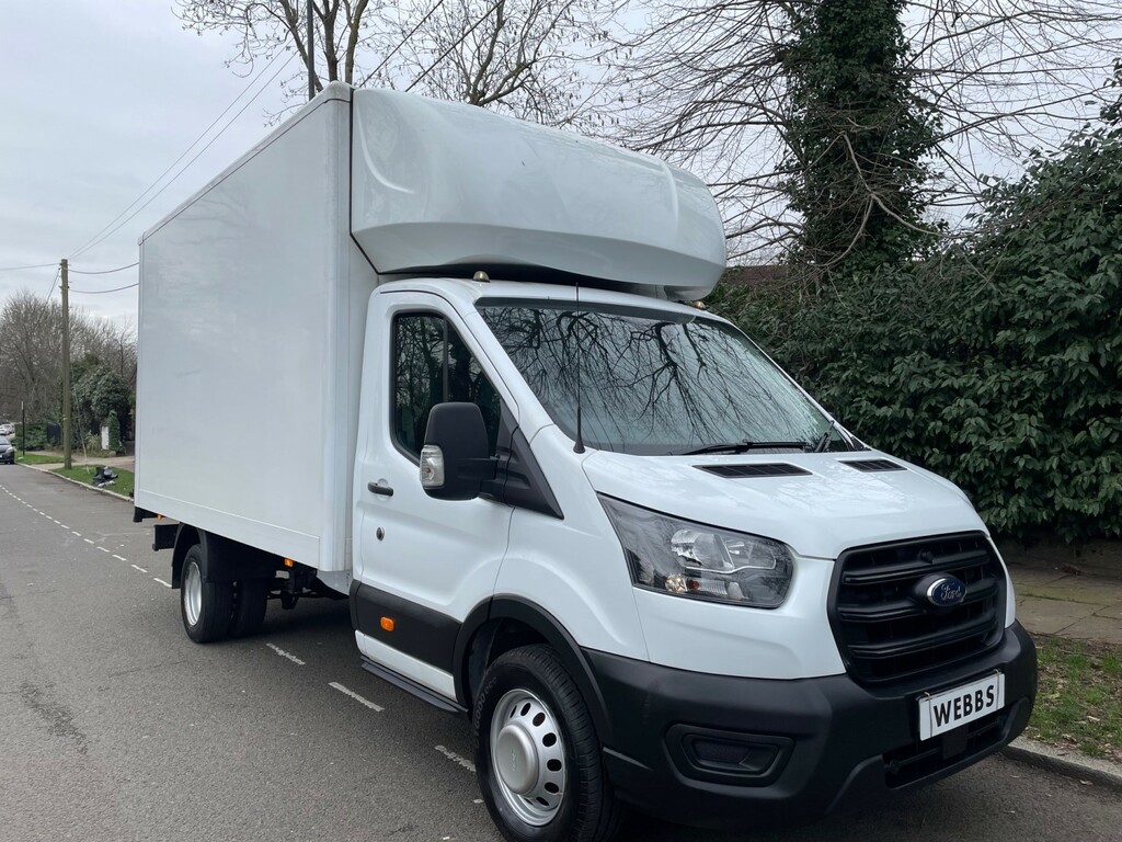 Ford Transit Custom Luton 2.0 Transit Leader 350 L4 Luton 2.0L Ecoblue BT22YNA White #4