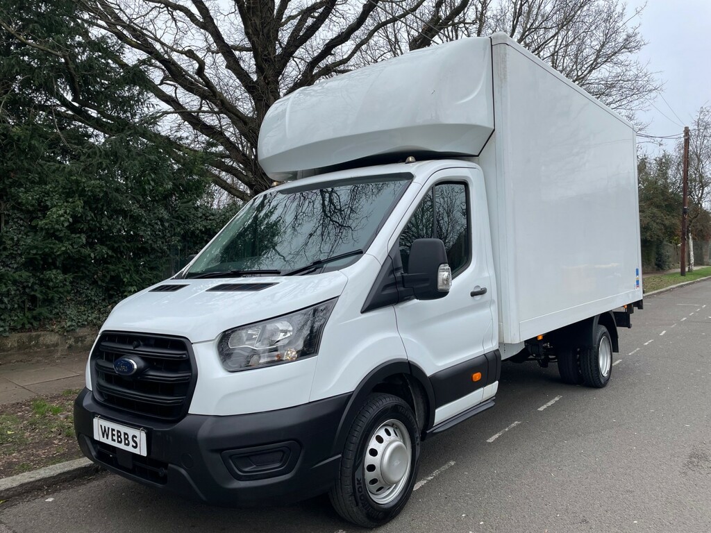 Ford Transit Custom Luton 2.0 Transit Leader 350 L4 Luton 2.0L Ecoblue BT22YNA White #3