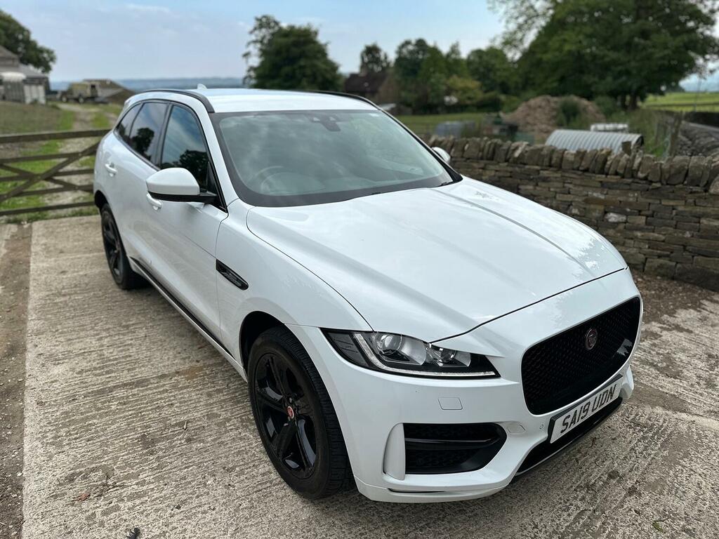 Jaguar F-Pace 2.0 D180 R-sport 2019 SA19UDN White #3