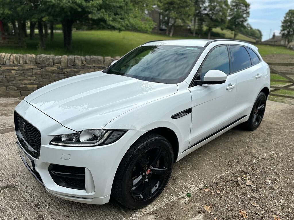 Jaguar F-Pace 2.0 D180 R-sport 2019 SA19UDN White #4