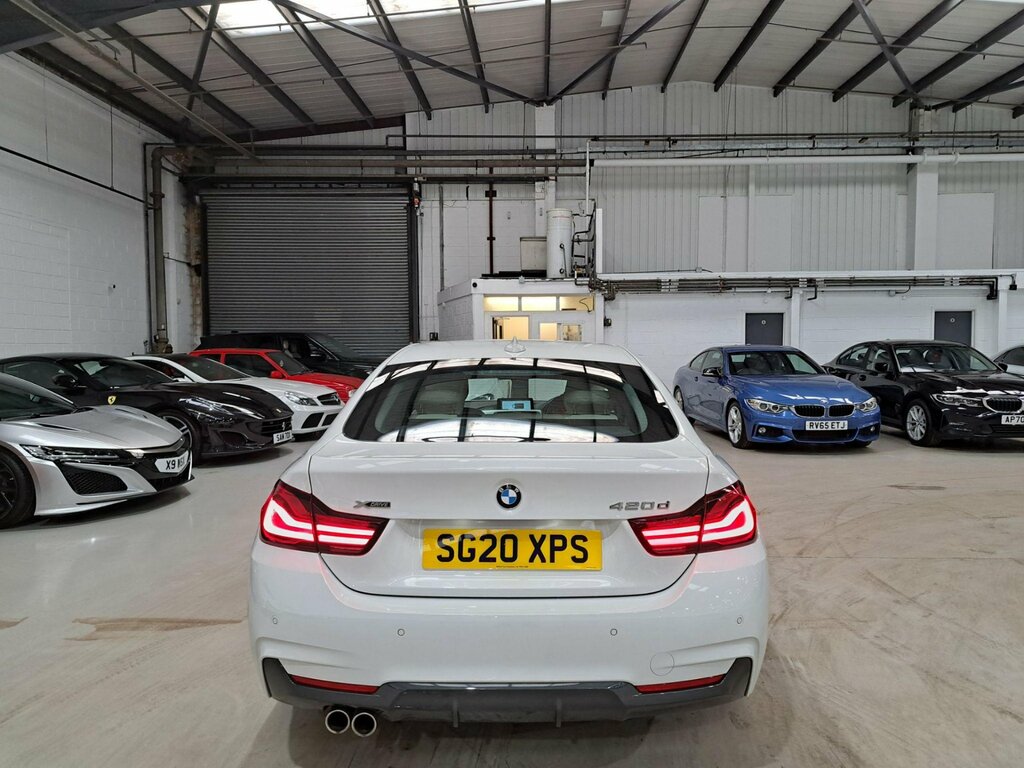 BMW 4 Series Gran Coupe 2.0 420D M Sport Xdrive Euro 6 Ss White #4