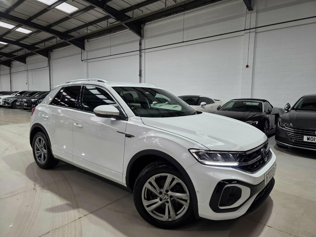 Volkswagen T-Roc 1.5 Tsi R-line Dsg Euro 6 Ss BP22EHU White #3