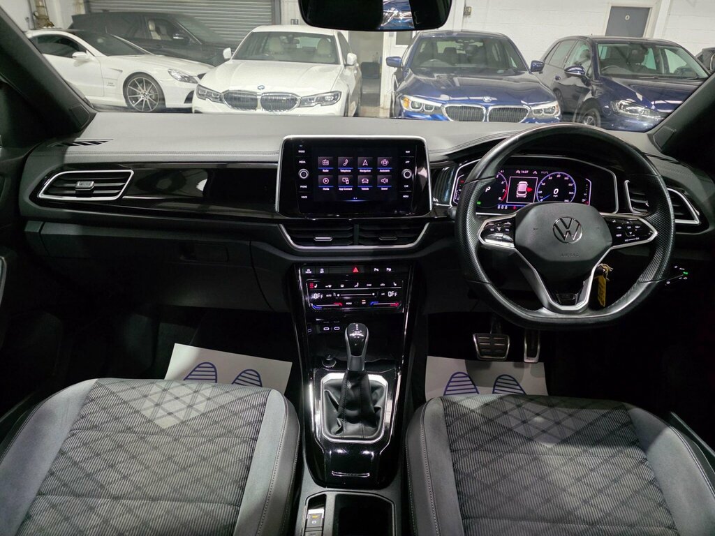 Volkswagen T-Roc 1.5 Tsi R-line Dsg Euro 6 Ss BP22EHU White #5