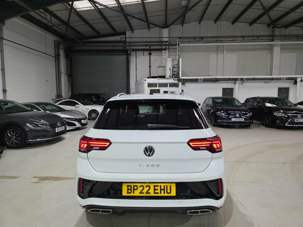 Volkswagen T-Roc 1.5 Tsi R-line Dsg Euro 6 Ss BP22EHU White #4