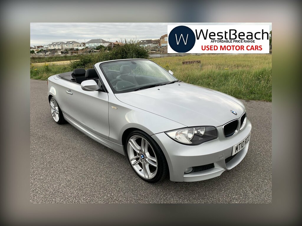 BMW 1 Series 2.0 118I M Sport Convertible Eur MT10RZZ Silver #4