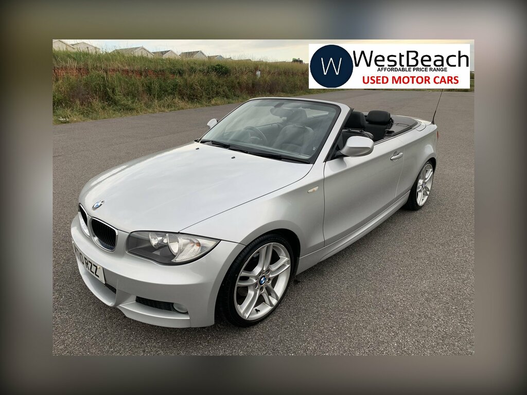BMW 1 Series 2.0 118I M Sport Convertible Eur MT10RZZ Silver #3