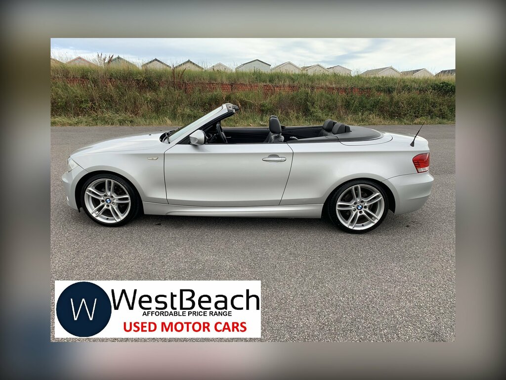 BMW 1 Series 2.0 118I M Sport Convertible Eur MT10RZZ Silver #5