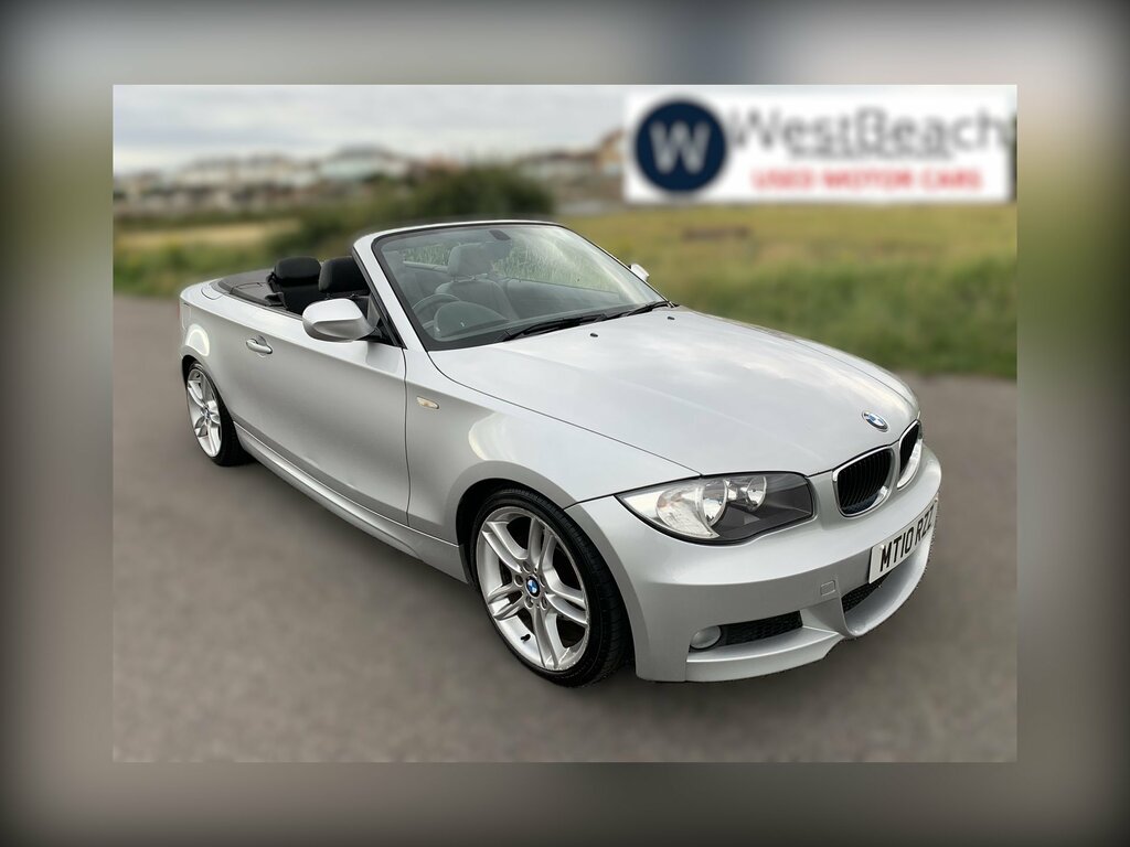 BMW 1 Series 2.0 118I M Sport Convertible Eur Silver
