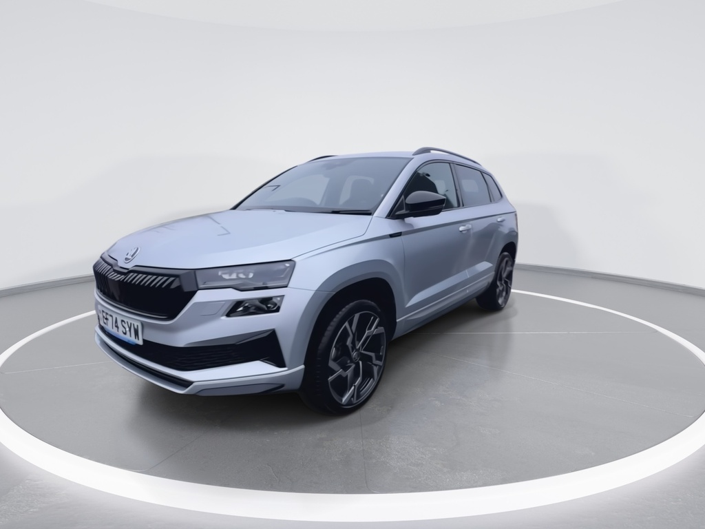 Skoda Karoq 1.5 Tsi Sportline Dsg Silver #4