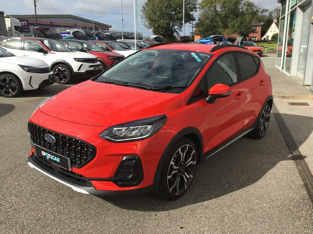 Ford Fiesta 1.0T Ecoboost Mhev Active X Edition Hatchback WL23BVX Red #5