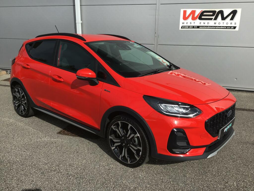 Ford Fiesta 1.0T Ecoboost Mhev Active X Edition Hatchback Red