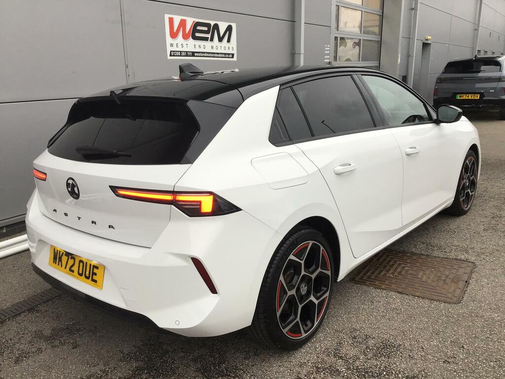 Vauxhall Astra 1.2 Turbo Gs Line Hatchback Euro WK72OUE White #4