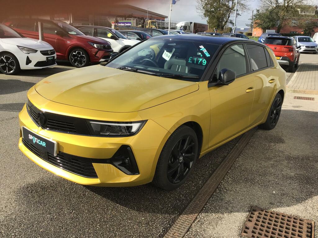 Vauxhall Astra 1.2 Turbo Gs Hatchback Euro 6 S WK74ZHM Yellow #4