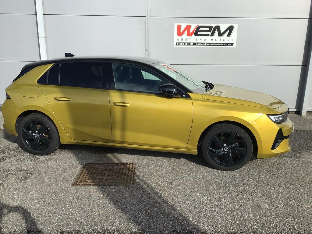 Vauxhall Astra 1.2 Turbo Gs Hatchback Euro 6 S WK74ZHM Yellow #3